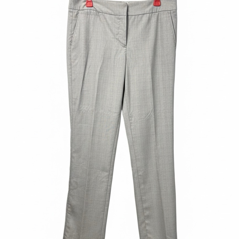 Liz Claiborne Light Gray‎ Straight Leg Pants